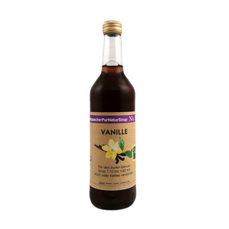 Réunion Vanille-Sirup - PurNatur Kaffeesirup